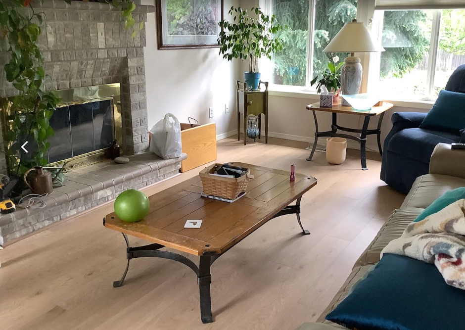 Hardwood flooring detail